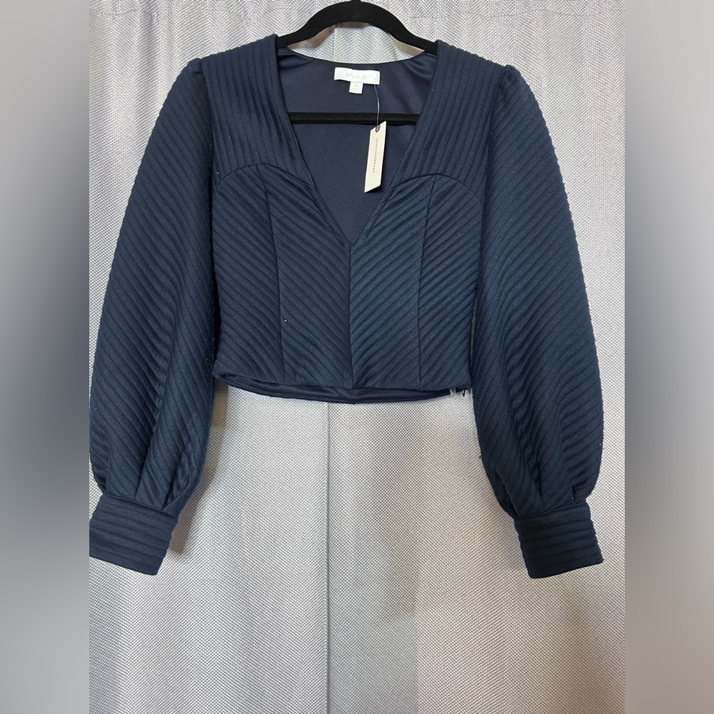 NWT Eri + Ali cropped shirt